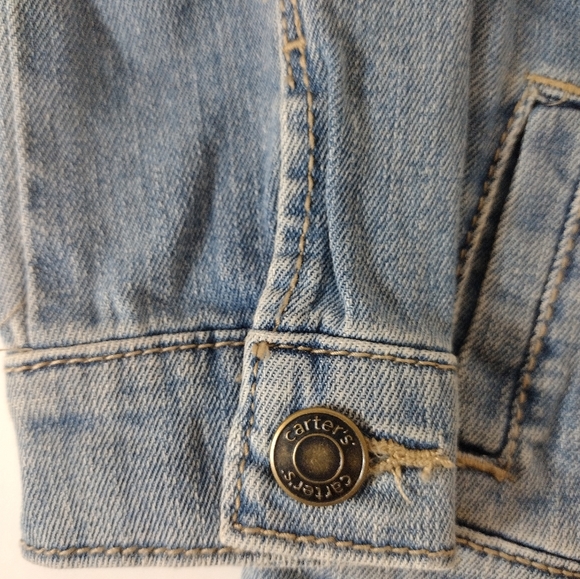 NWT! Carter's Jean jacket Toddler Size 3T - Picture 6 of 7